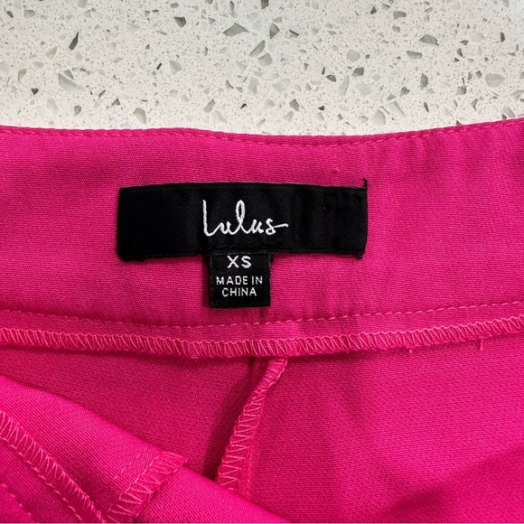 Lulus Adoring Style Fuchsia High-Waisted Skort sz XS - Picture 5 of 10